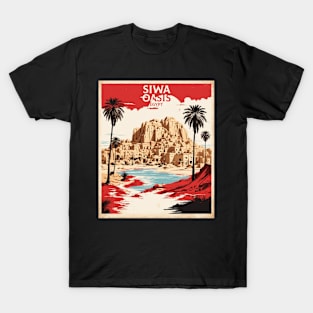 Siwa Oasis Egypt Vintage Poster Tourism T-Shirt